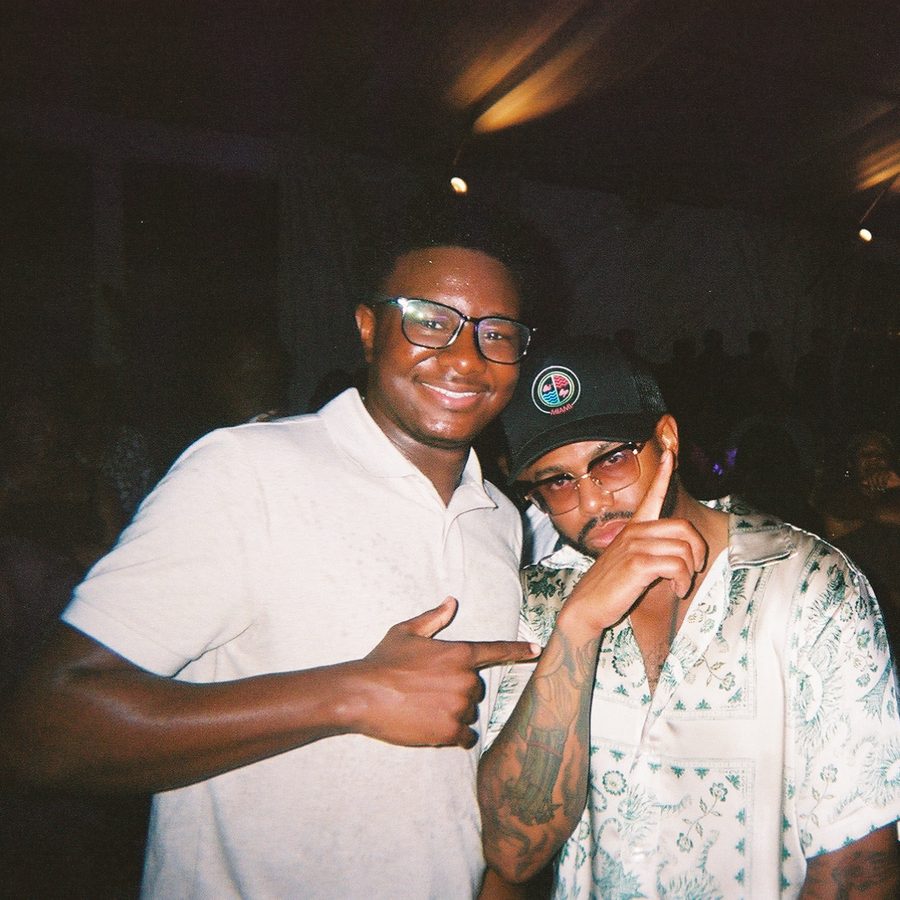 Ace with a guest at the Family Reunion